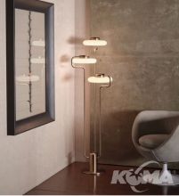 Tratto lampa stojąca ledowa 3x14W 2700K ściemnialana patyna